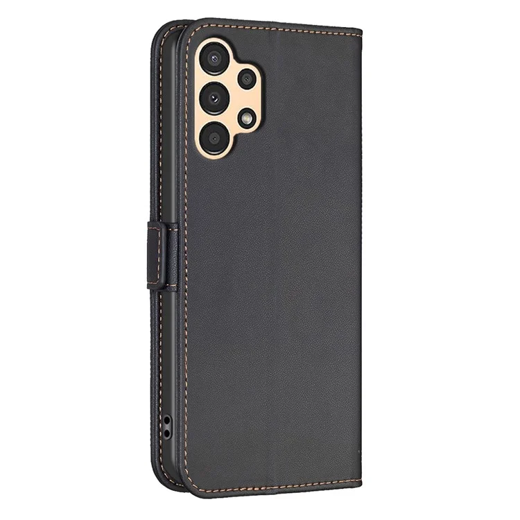 BINFEN COLOR BF31 For Samsung Galaxy A53 5G Case Leather Card Holder Phone Wallet Stand - Black