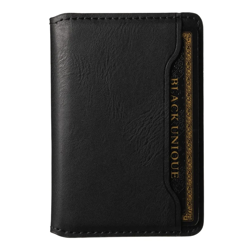 Étui magnétique pour iPhone 15 Pro DENIOR avec support Kickstand, pochette détachable pour cartes - Noir