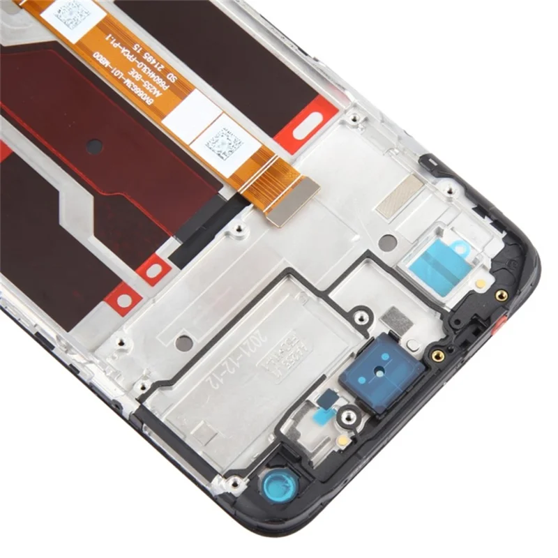 For Oppo A76 Grade B LCD Screen and Digitizer Assembly + Frame Replacement Part (without Logo)