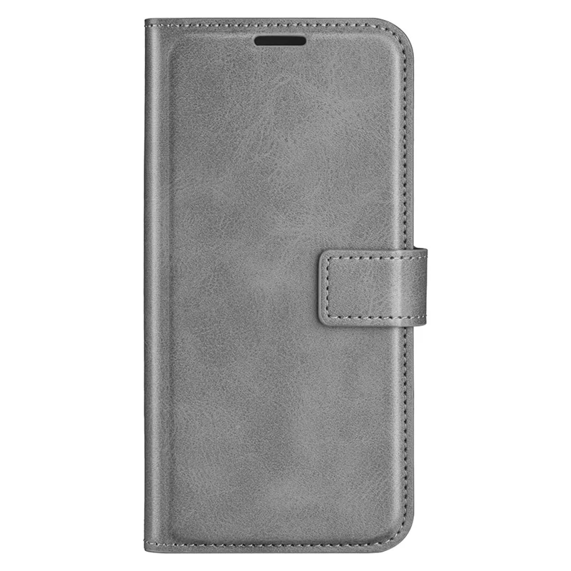 Wallet Case for Samsung Galaxy A55 5G Magnetic Flip PU Leather Phone Cover - Grey
