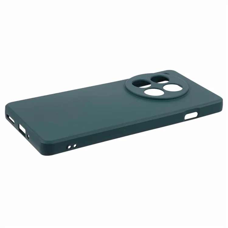 For OnePlus 12 5G Case Anti-Scratch Soft Fiber Lining TPU Phone Cover - Army Green