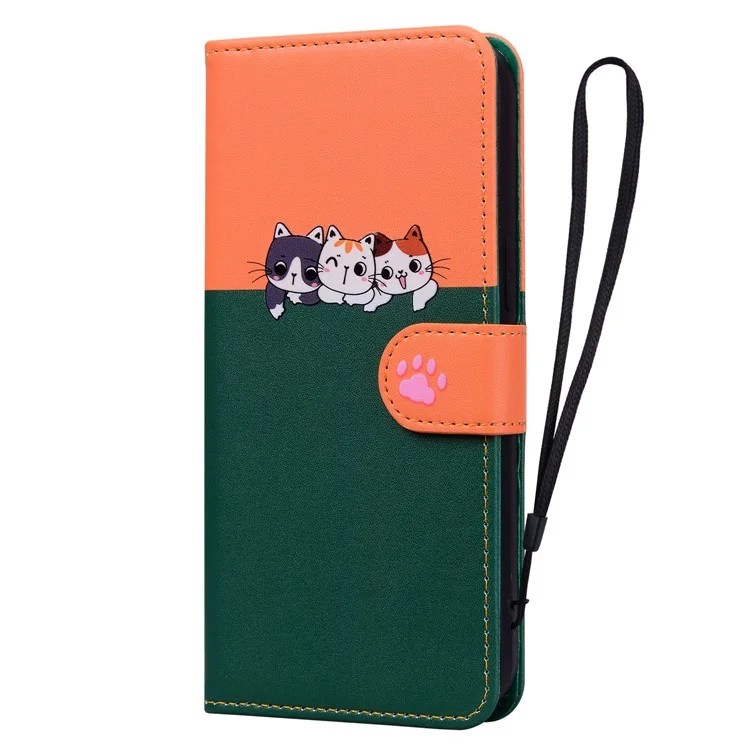 For Xiaomi Poco X5 Pro 5G / Note 12 Pro Speed 5G / Note 12 Pro 5G Phone Case Leather Flip Cover - Blackish Green