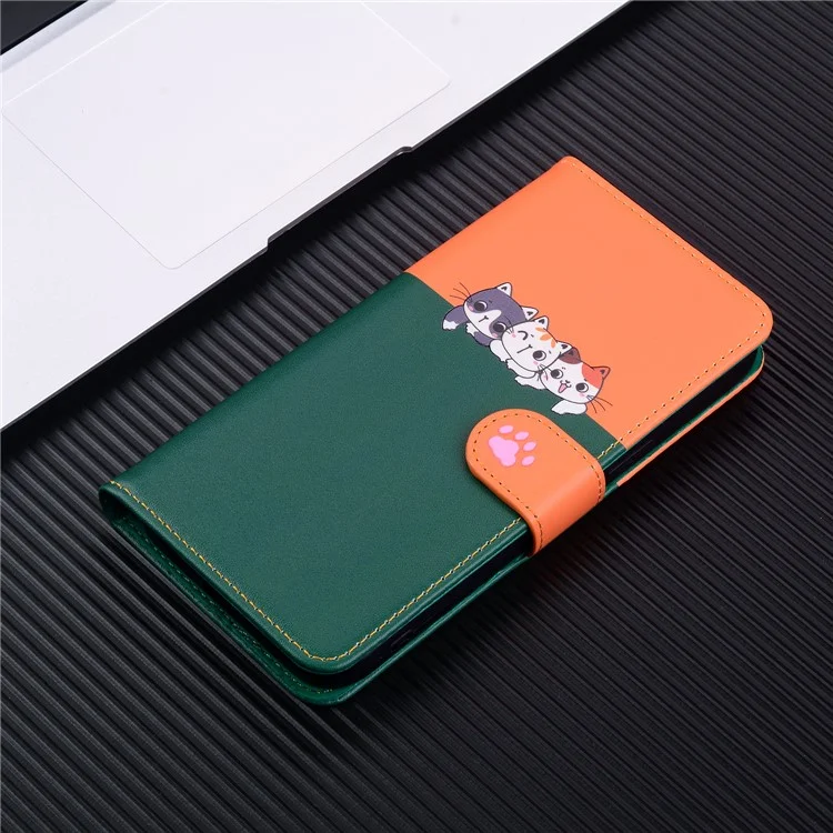 For Xiaomi Poco X5 Pro 5G / Note 12 Pro Speed 5G / Note 12 Pro 5G Phone Case Leather Flip Cover - Blackish Green