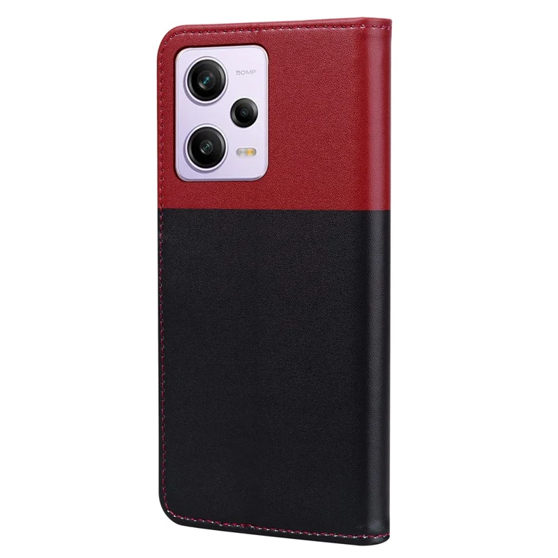 For Xiaomi Poco X5 Pro 5G / Note 12 Pro Speed 5G / Note 12 Pro 5G Phone Case Leather Flip Cover - Black