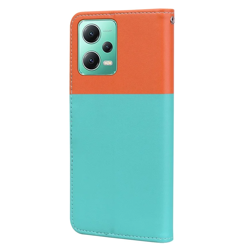 Pour Xiaomi Redmi Note 12 5G (Inde) / Note 12 5G (Chine) / Note 12 5G (Global) / Poco X5 5G Étui en cuir - Bleu ciel