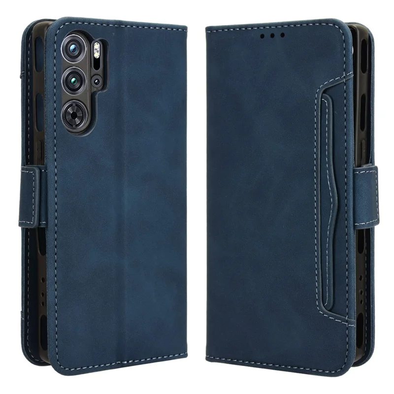 For ZTE nubia Red Magic 9 Pro 5G / 9 Pro+ 5G Wallet Phone Case Card Slots Leather Cover - Blue