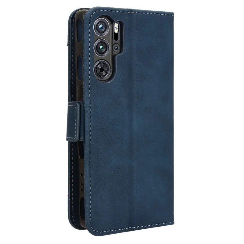For ZTE nubia Red Magic 9 Pro 5G / 9 Pro+ 5G Wallet Phone Case Card Slots Leather Cover - Blue