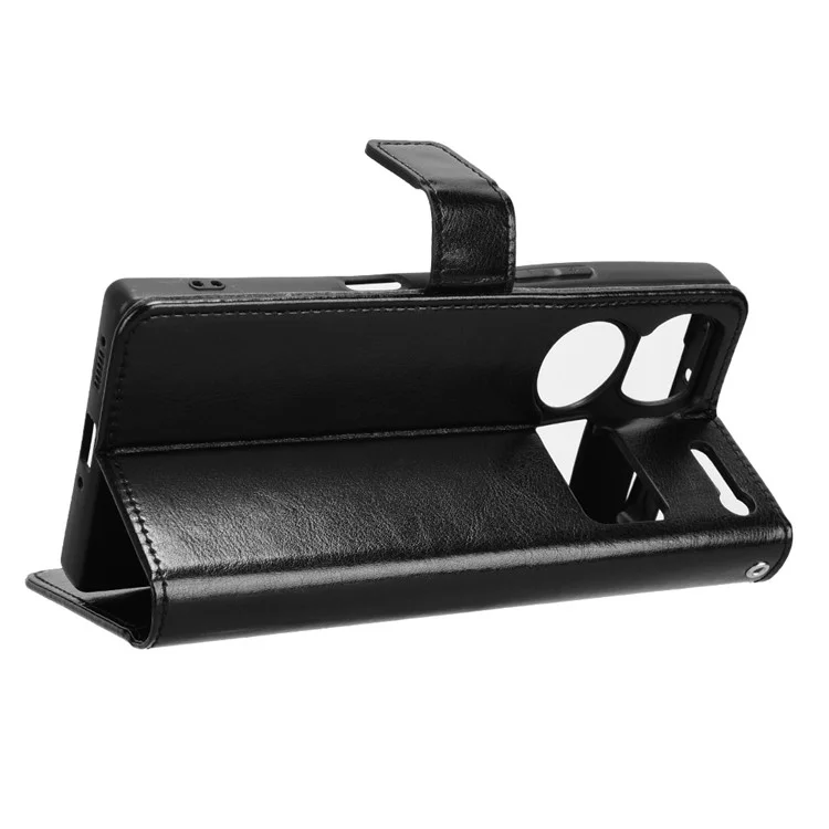 Per ZTE nubia Z60 Ultra Custodia in Pelle con Cinturino Portafoglio Slot per Schede Custodia per Cellulare - Nero