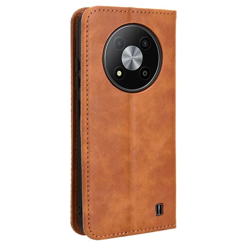 For ZTE Blade A73 Pro 5G / A73 5G / Optus X Pro 5G Leather Wallet Case Folio Flip Phone Cover - Brown