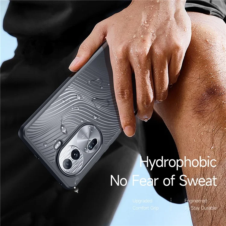 Serie Ducis Ducis Aimo Per Oppo Reno11 Pro 5G Telefono Case Pc+copertura Testata Tpu Drop (reach Certification) - Nero