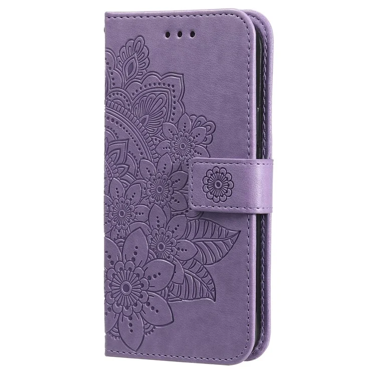 Для Xiaomi Poco F6 Pro 5G / Redmi K70 5G / K70 Pro 5G Флип-крышка с ремешком на запястье Чехол-подставка из искусственной кожи - фиолетовый