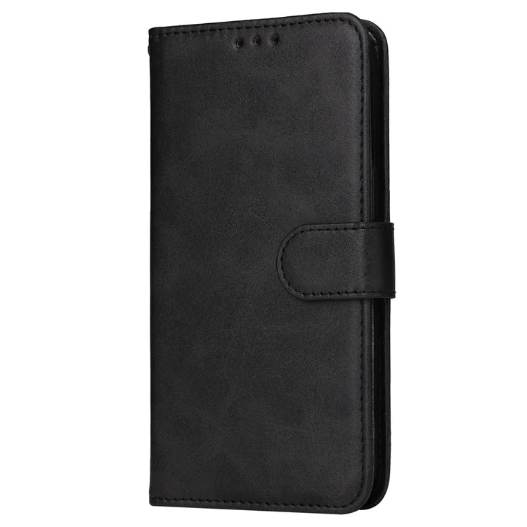 For Xiaomi Redmi K70E 5G / Poco X6 Pro 5G Wallet Phone Case Wrist Strap Leather Phone Cover with Stand - Black