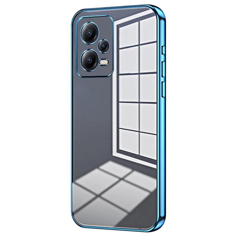 For Xiaomi Redmi Note 12 5G (India) / Poco X5 5G Case Drop-resistant TPU Precise Lens Cutout Phone Protector - Blue