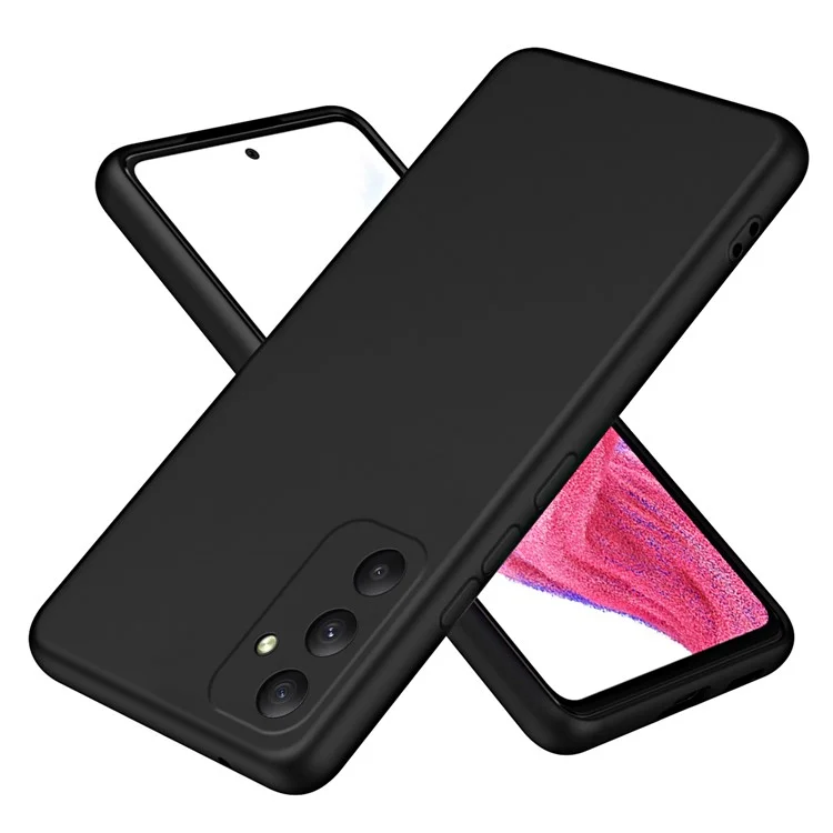 Pour Samsung Galaxy A35 5G Étui TPU 2.2mm Toucher Soyeux Housse de Téléphone Douce Doublure - Noir
