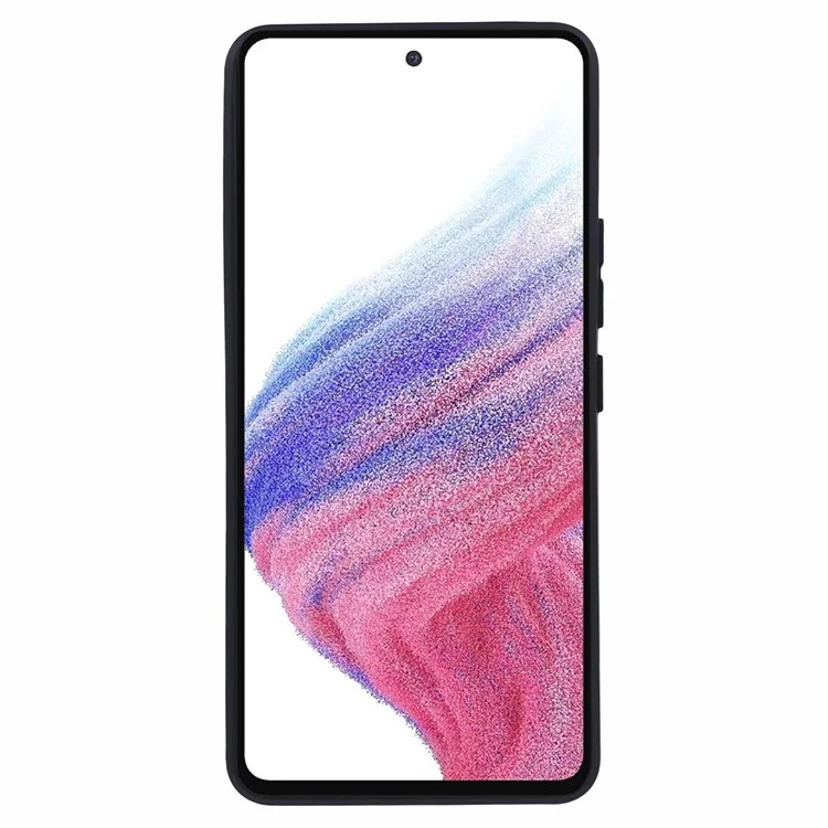 Série TMT para Capa de Telefone Samsung Galaxy A53 5G TPU Back Cover Slide Lens Window - Preto