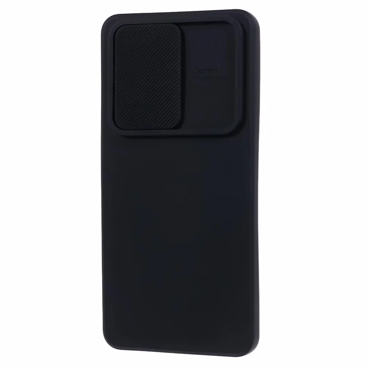 Série TMT para Capa de Telefone Samsung Galaxy A53 5G TPU Back Cover Slide Lens Window - Preto