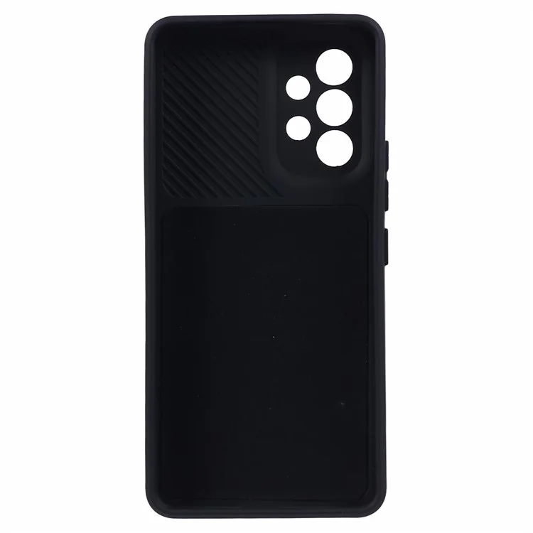 Série TMT para Capa de Telefone Samsung Galaxy A53 5G TPU Back Cover Slide Lens Window - Preto