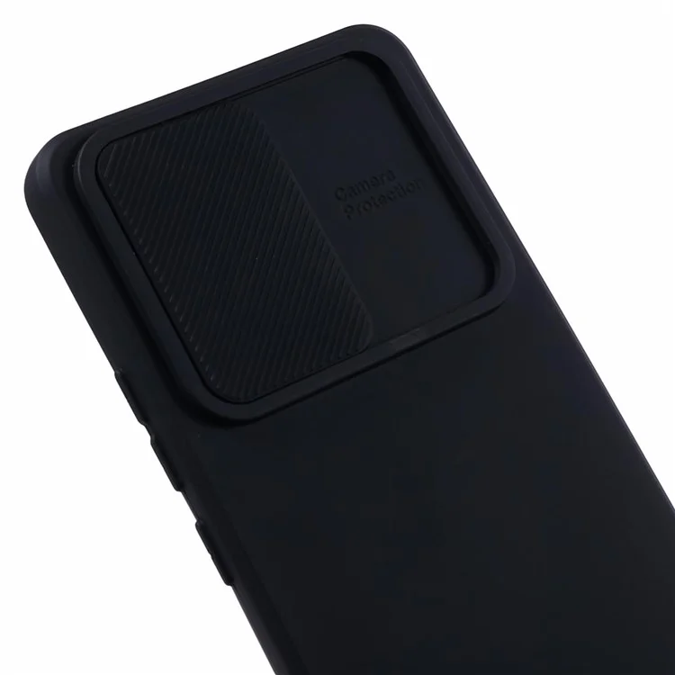Série TMT para Capa de Telefone Samsung Galaxy A53 5G TPU Back Cover Slide Lens Window - Preto