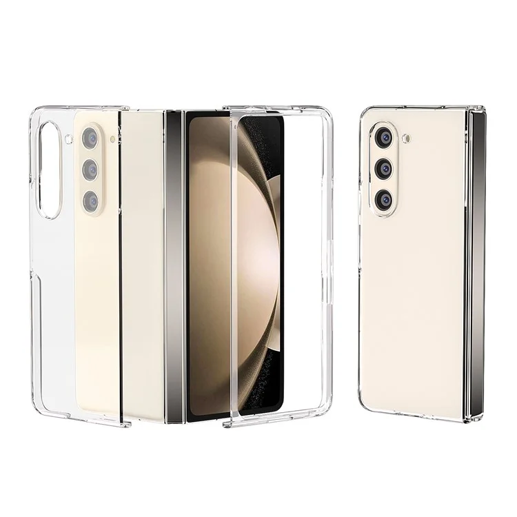 For Samsung Galaxy Z Fold5 5G Phone Case Transparent PC Back Cover