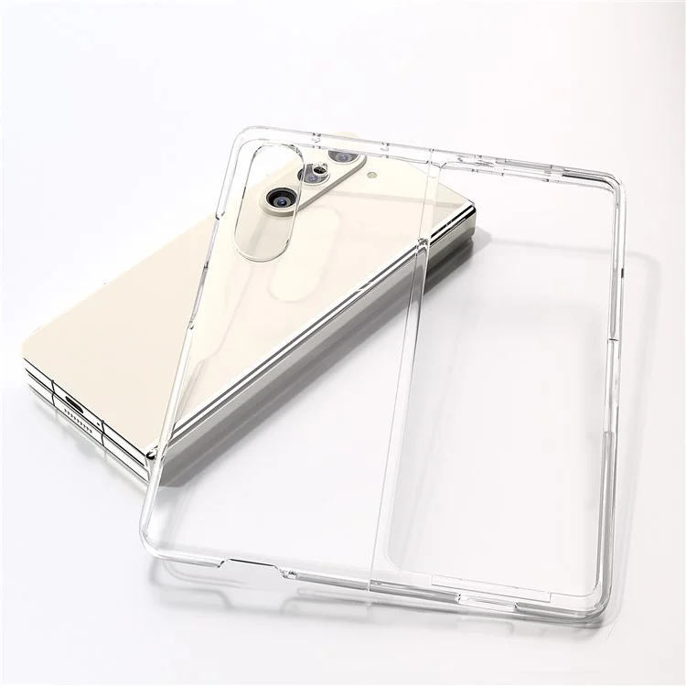 For Samsung Galaxy Z Fold5 5G Phone Case Transparent PC Back Cover