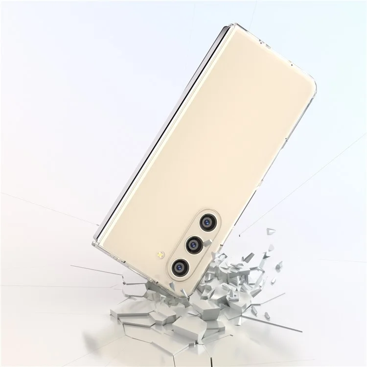 For Samsung Galaxy Z Fold5 5G Phone Case Transparent PC Back Cover