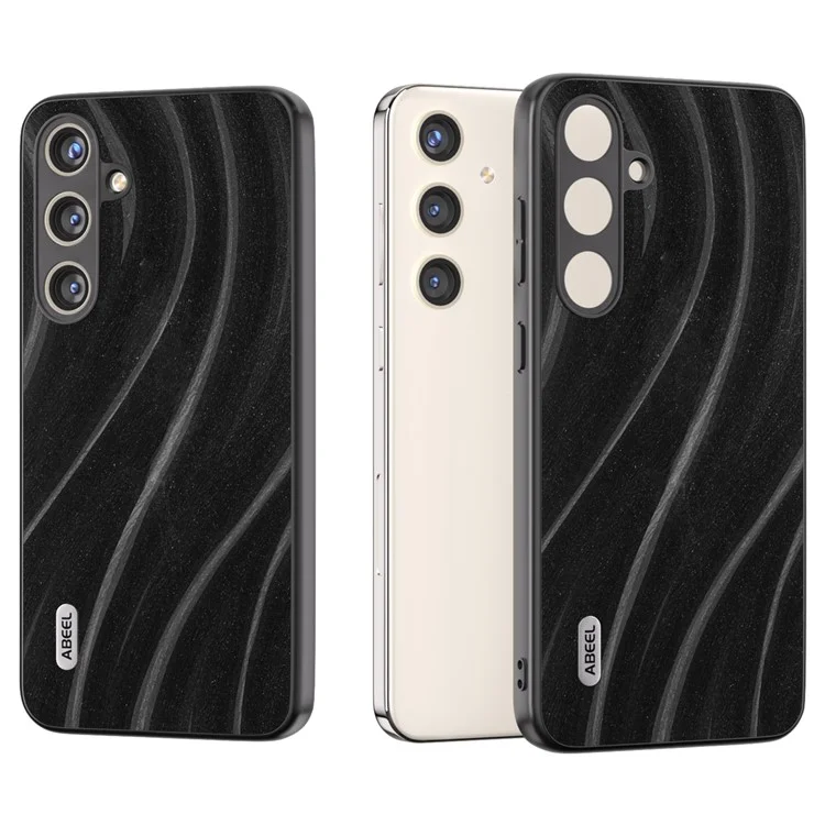 ABEEL Milky Way Series Back Case для Samsung Galaxy S24+ Гибридный защитный чехол для телефона - Черный