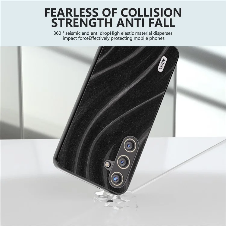 ABEEL Milky Way Series Back Case для Samsung Galaxy S24+ Гибридный защитный чехол для телефона - Черный