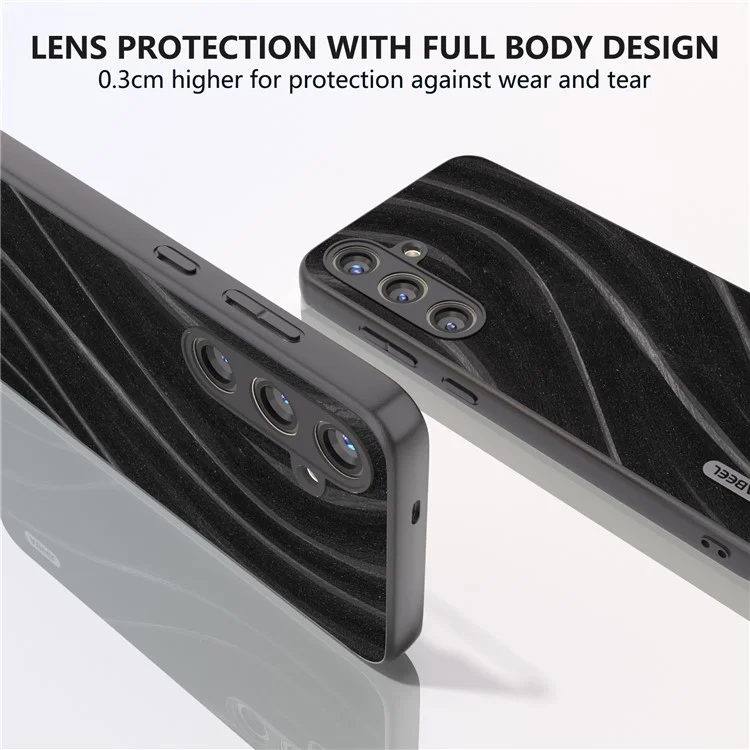 ABEEL Milky Way Series Back Case для Samsung Galaxy S24+ Гибридный защитный чехол для телефона - Черный