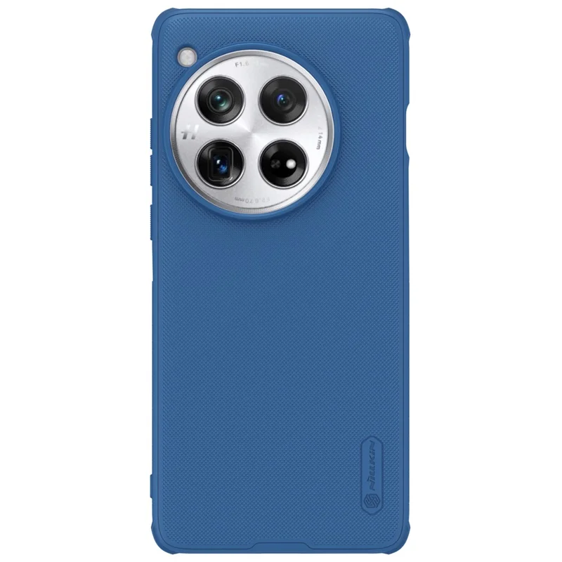 Nillkin Super Frosted Shield Pro Para OnePlus 12 5G Proteção de Proteção PC+TPU Tampa de Telefone - Azul