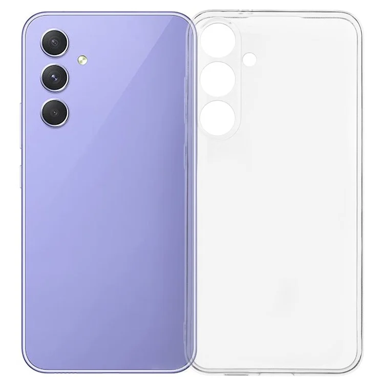 For Samsung Galaxy S24+ Clear Phone Case Watermark-free 2.0mm TPU Cover