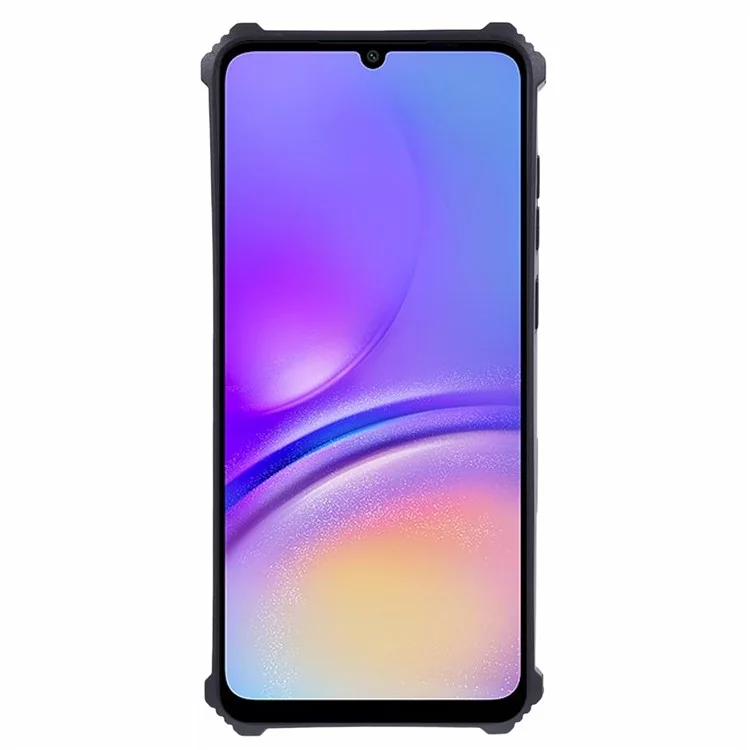 Per Samsung Galaxy A05 4G Case Anti-fall TPU+PC Camouflage Pattern Phone Shell con Supporto - Nero