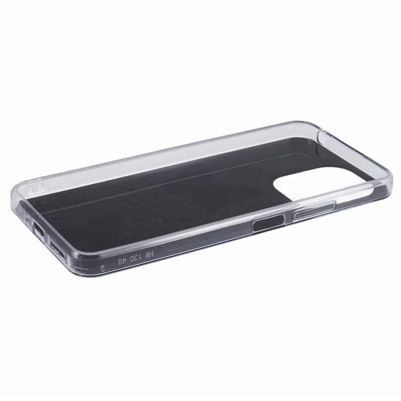 AW-Serie für Xiaomi Redmi 13C 4G / Poco C65 4G Handyhülle TPU+PVC Schmetterlingsabdeckung - Schwarz