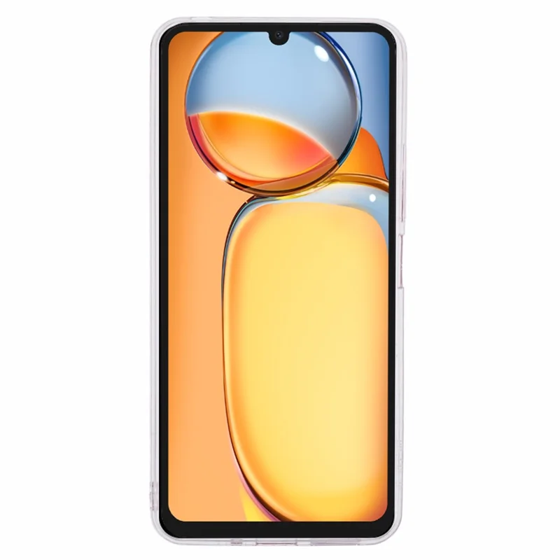 AW-серия для Xiaomi Redmi 13C 4G / Poco C65 4G Чехол для телефона TPU+PVC с бабочкой - розовый