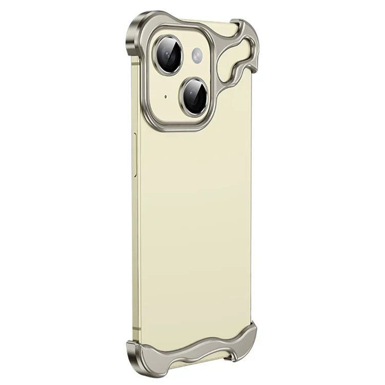 Per iPhone 13 Bumper Case Corner Edge Pad con Protezione Lente Telecamera Eccellente Dissipazione del Calore - Grigio