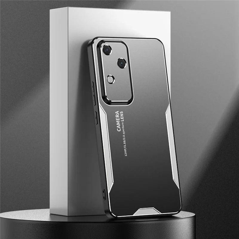 For vivo S18 5G Metal Phone Case Camera Protection Cover - Silver