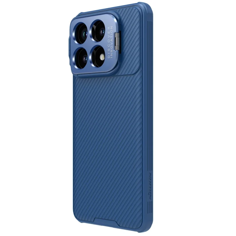 NILLKIN Camshield Prop Series for Xiaomi Poco F6 Pro 5G / Redmi K70 5G / K70 Pro 5G Case Kickstand Precise Cut-Out Cover - Blue
