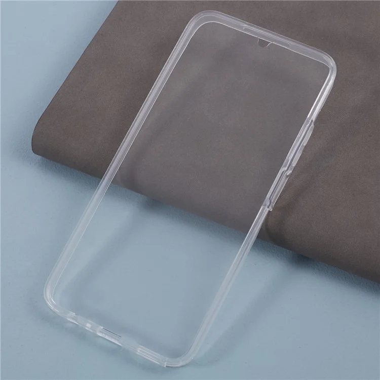 Pour Oppo A17 4G / A17k 4G Coque de téléphone Dos en acrylique transparent + Cadre en TPU avec film PET