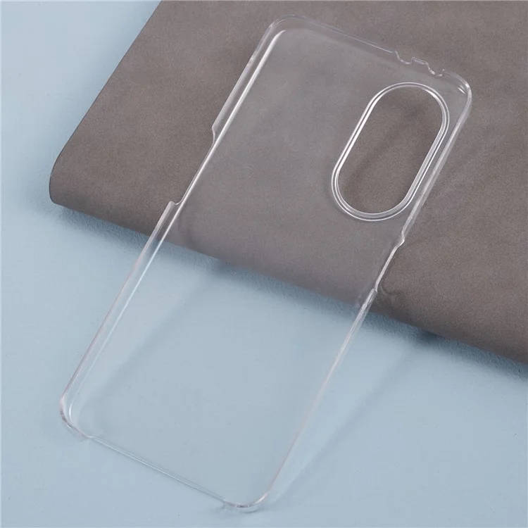 Für Oppo A98 5G Clear Case TPU-Rahmen + Acrylrückseite + PET-Bildschirmschutz