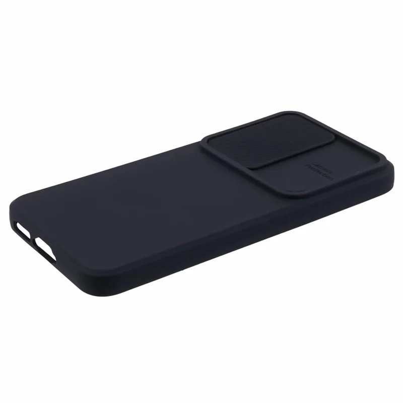 TMT Series for Samsung Galaxy S23+ Phone Case TPU Shell Slide Lens Cover - Black
