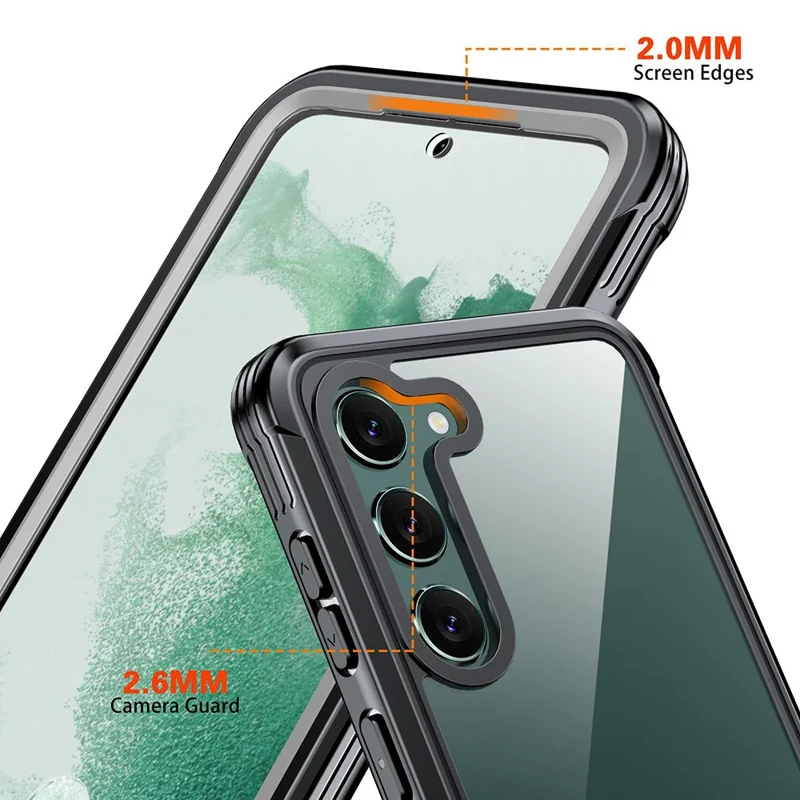For Samsung Galaxy S24 Phone Case with PET Film Full Body Coverage Defender Phone Protective Cover