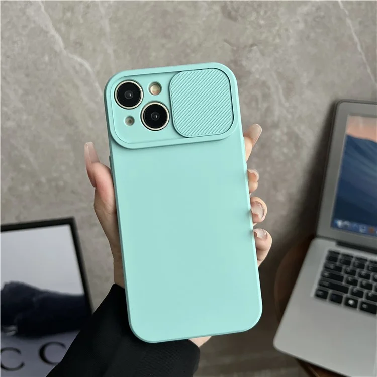 TMT Series Phone Case für iPhone 13 Soft TPU Schutzhülle mit Kameraschutz - Baby Blau