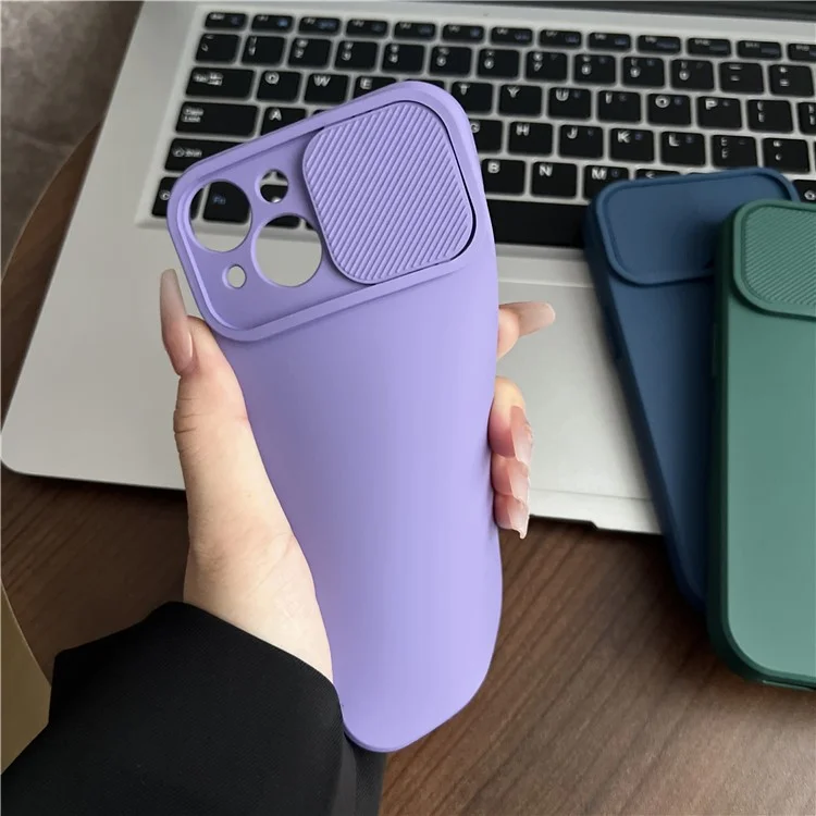 TMT Series Phone Case für iPhone 13 Soft TPU Schutzhülle mit Kameraschutz - Baby Blau