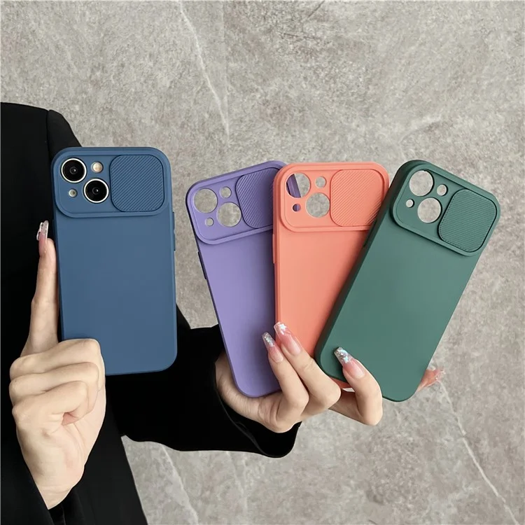 TMT Series Phone Case für iPhone 13 Soft TPU Schutzhülle mit Kameraschutz - Baby Blau