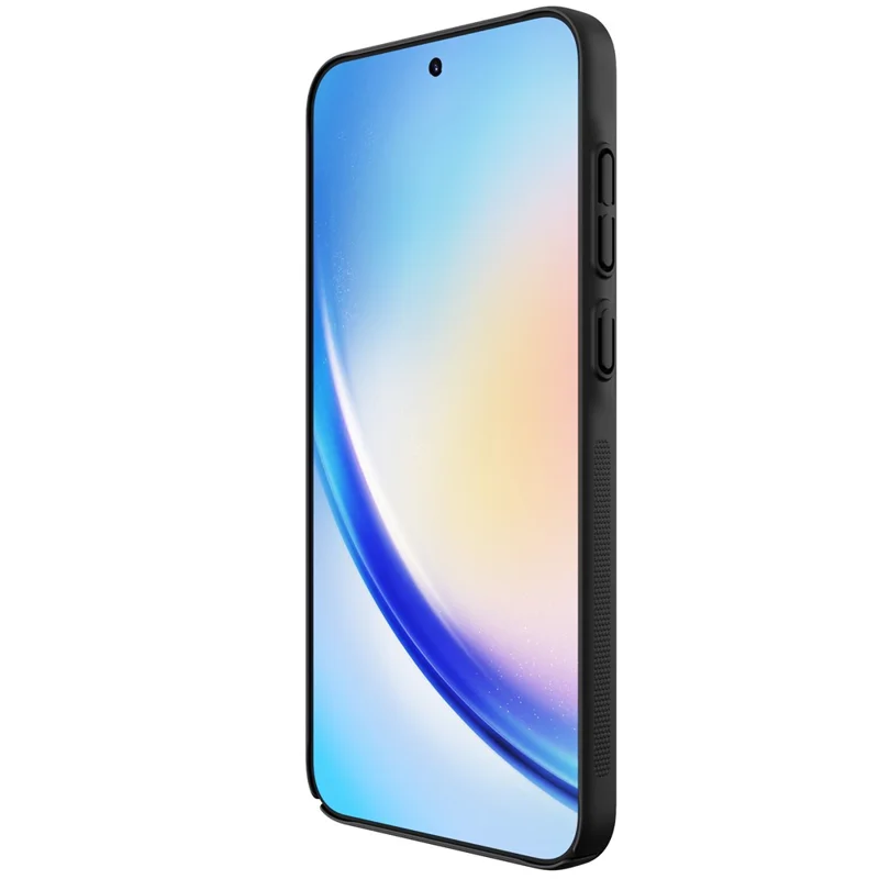 Nillkin Frosted Shield Phone Hülle Für Samsung Galaxy A35 5G Hard PC Rückenabdeckung - Schwarz