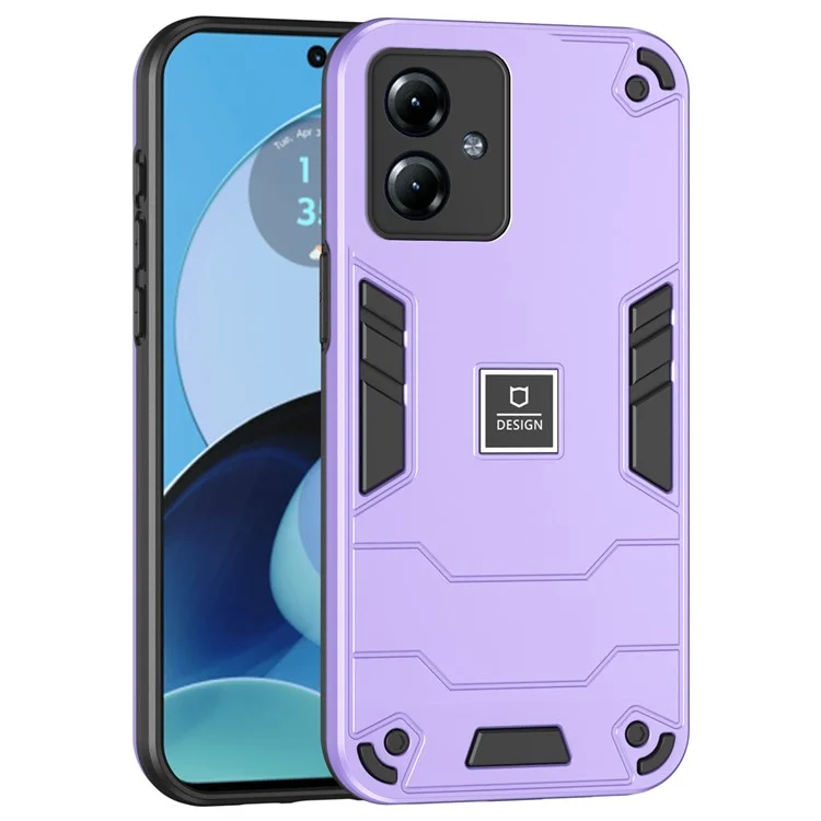 Per Motorola Moto G14 4G Custodia per telefono Custodia protettiva in TPU + PC - Viola