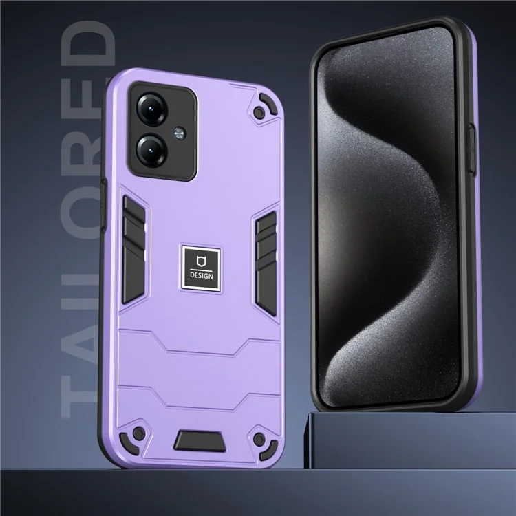 Per Motorola Moto G14 4G Custodia per telefono Custodia protettiva in TPU + PC - Viola