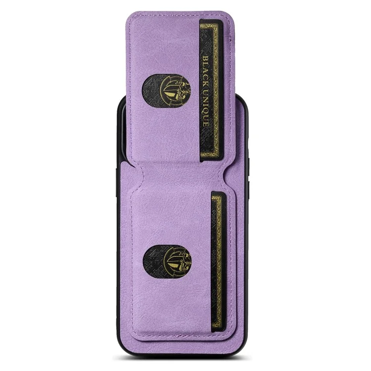 SUTENI H02 для iPhone 11 Pro PU Leather Case Litchi Texture Anti-scratch Phone Cover - Purple
