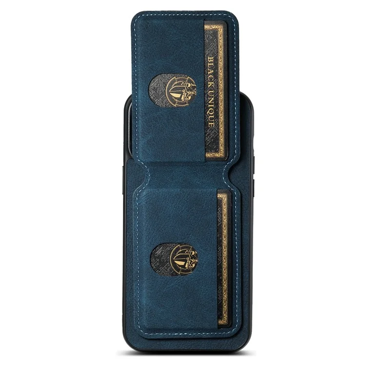 SUTENI H02 For iPhone 12 6.1 inch / 12 Pro 6.1 inch Litchi Texture Cover Vertical Flip PU Leather Case - Blue