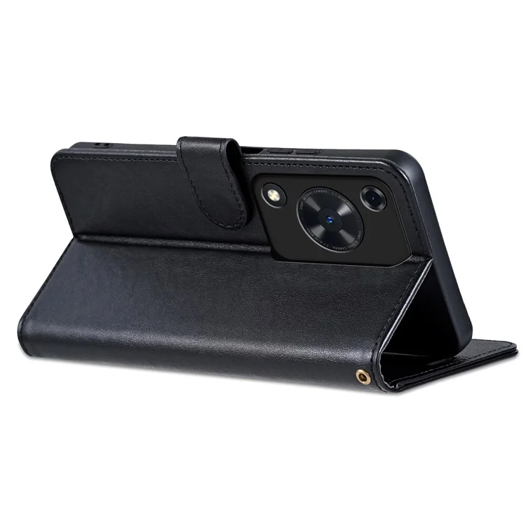 AZNS para Huawei Enjoy 70 4G / nova Y72 4G Estuche Cartera de Cuero de PU Funda Flip para Teléfono - Negro
