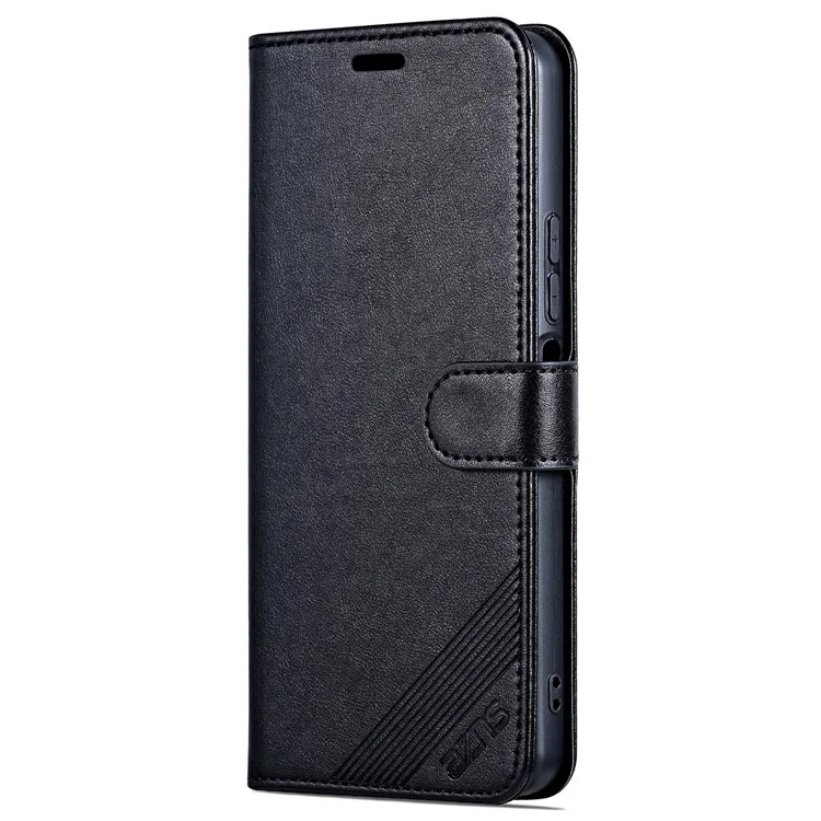 AZNS para Huawei Enjoy 70 4G / nova Y72 4G Estuche Cartera de Cuero de PU Funda Flip para Teléfono - Negro